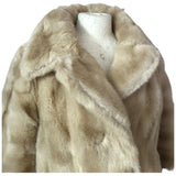 St Michael late 1970s unworn vintage blonde faux fur coat
