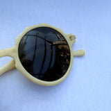 Authentic vintage 1930s/40s cream celluloid sunglasses
