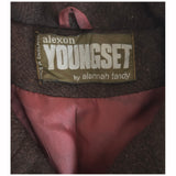 Alexon Youngset by Alannah Tandy brown tweed military style 1960s maxi coat