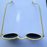 Authentic vintage 1930s/40s cream celluloid sunglasses
