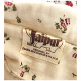Brushed indian cotton vintage 1970s folky floral day dress by Jaipur