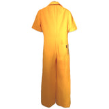 Sunshine orange vintage 1970s Dune Buggy boiler suit