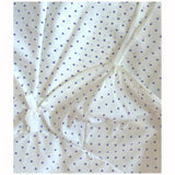 White and purple polkadot vintage 1960s unworn slip petticoat