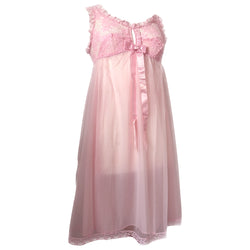 Nuisette vintage St Michael des années 1960 en nylon rose mousseux et dentelle non portée