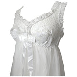 Frothy white nylon and lace unworn vintage St Michael 1960s nightie