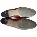 Daim rose saumon vintage années 1960 mod Hush Puppies chaussures UK 7.5