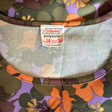 St Michael vintage 1960s floral long sleeved top