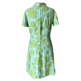 Spring florals vintage 1960s drop waist dress