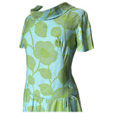 Spring florals vintage 1960s drop waist dress