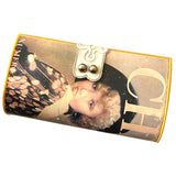 Mini vintage 1970s novelty magazine clutch bag
