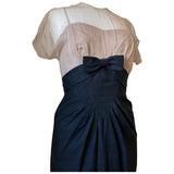 Couture Dan Werlé Beverly Hills vintage robe ondulée des années 1950