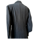Art deco black worsted rare vintage 1930s coat