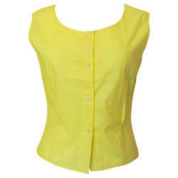 Unworn vintage 1950s cotton sleeveless rockabilly blouse - Vintage Clothing, Vintage Stock, Vintage Dresses, Vintage Shoes UK